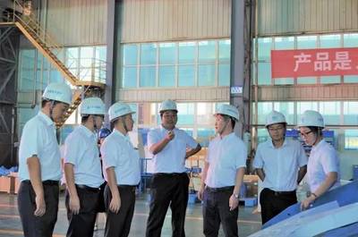 深化合作促發(fā)展 攜手共進譜新篇——中鐵裝備集團鋼結構公司領導班子蒞臨設備公司參觀交流